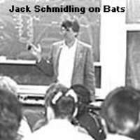 bat in hand giving lecture